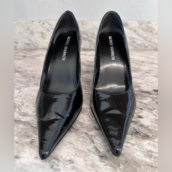 MICHAEL BY MICHAEL SHANNON WOMENS black PUMP Sz 7.5 - Picture 4 of 9